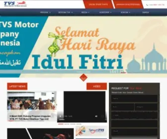 TVsmotor.co.id(PT TVS Motor Company Indonesia) Screenshot