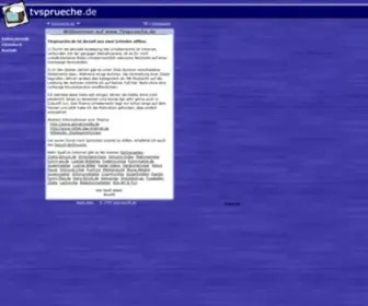 TVSprueche.de(Die besten TV) Screenshot