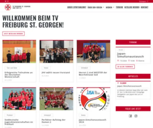 TVSTG.de(Turnverein Freiburg) Screenshot
