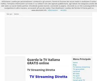 TVStreamingdiretta.com(TV Streaming Diretta) Screenshot