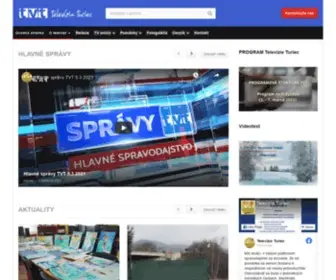 Tvturiec.eu(Televízia Turiec) Screenshot