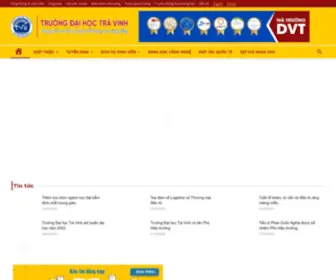 Tvu.edu.vn(Trường Đại học Trà Vinh) Screenshot