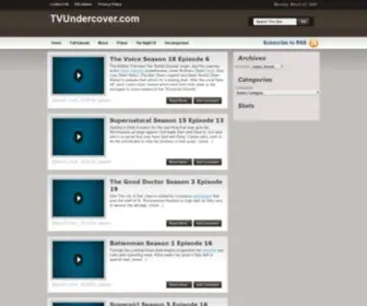 Tvundercover.com(Tvundercover) Screenshot