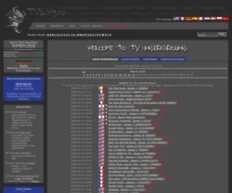 Tvunderground.org.ru(TV Underground) Screenshot
