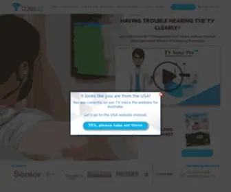 Tvvoicepro.com.au(Australia&#039;s Best Wireless TV Headset) Screenshot