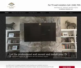 Tvwallinstallationservice.com(TV wall installation specialists in DC Maryland and Virginia) Screenshot