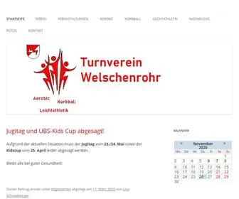 Tvwelschenrohr.ch(Turnverein Welschenrohr) Screenshot