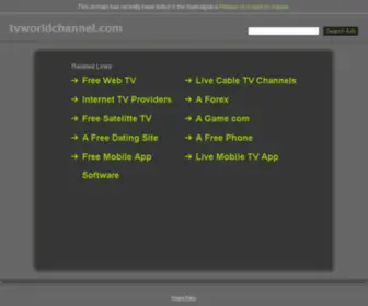 TvWorldchannel.com(Watch Free Online Internet TV Channels) Screenshot