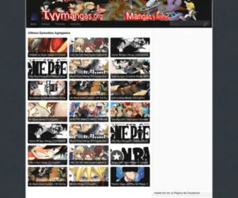 TVymangas.org(Tv y Manga) Screenshot