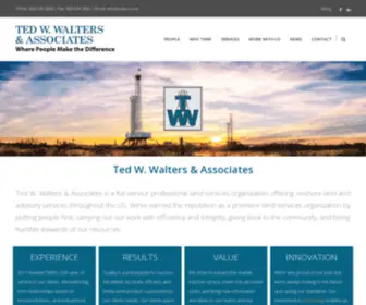 Twalters.com(Ted W. Walters & Associates) Screenshot