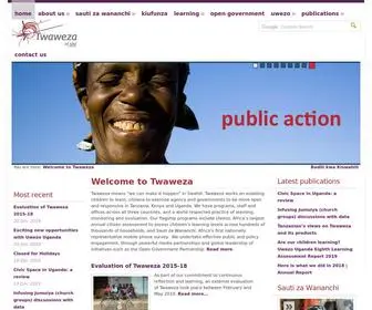 Twaweza.org(Ni sisi) Screenshot