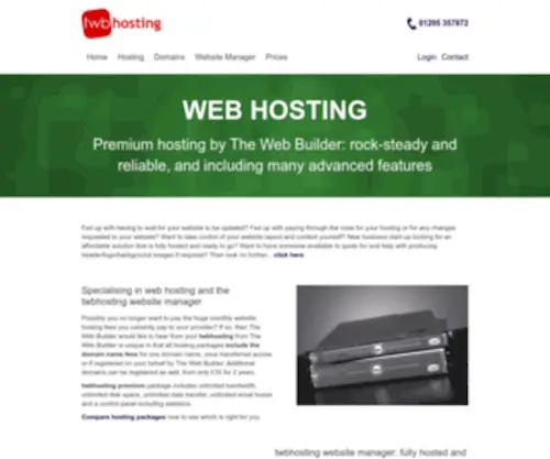 TWbhosting.co.uk(Website Design Lincolnshire UK) Screenshot