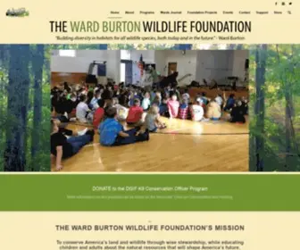 TWBWF.org(The Ward Burton Wildlife Foundation) Screenshot