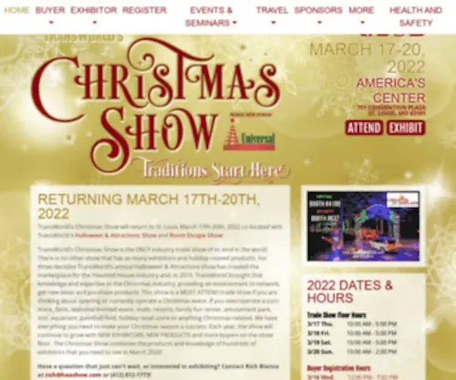 TWChristmasshow.com(TransWorld's Christmas Show) Screenshot