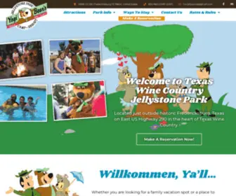 TWcjellystone.com(Texas Wine Country Jellystone Park Camp) Screenshot