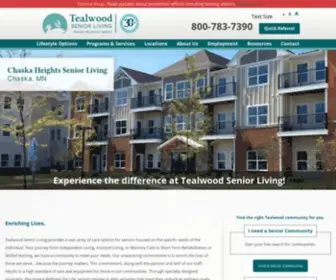 TWDCC.com(Tealwood Senior Living) Screenshot