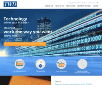 TWD.com(Enterprise Information Technology Services) Screenshot