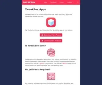 Tweak-Box.com(TweakBox App ( iOS and Android )) Screenshot