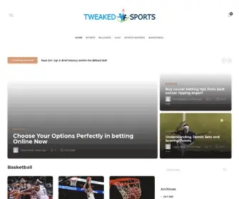 Tweakedsports.com(Tweaked sports) Screenshot