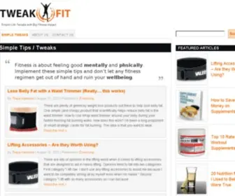 Tweakfit.com(tweakfit) Screenshot