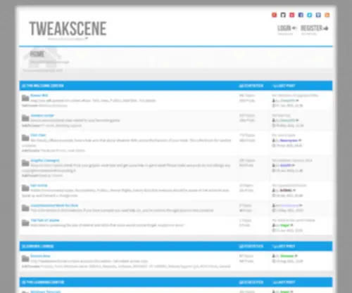 Tweakscene.com(Where customization begins) Screenshot