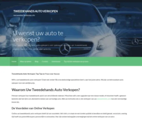 Tweedehands-Auto-Verkopen.be(Tweedehands auto verkopen) Screenshot