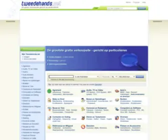 Tweedehands.net(Tweedehands voor Nederland én België (600.000 gratis advertenties) Screenshot