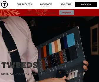Tweedssuitshop.com(Tweeds Custom Suits) Screenshot