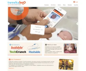 Tweekaboo.com(An online Pregnancy Journal & Baby Diary of Family moments) Screenshot