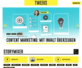 Tweeks.ch(Inspiration für Kommunikation) Screenshot