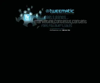 Tweematic.com(Tweematic) Screenshot