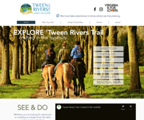 Tweenriverstrail.com(The Tween Rivers Trail) Screenshot