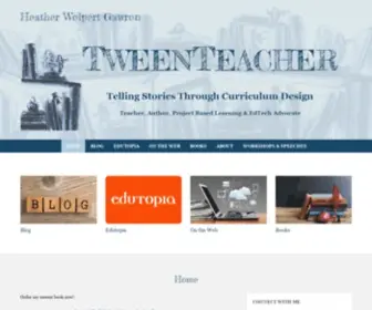 Tweenteacher.com(Heather Wolpert) Screenshot