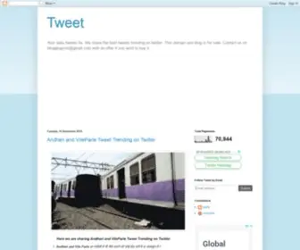 Tweet.co.in(Tweet search) Screenshot