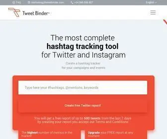 Tweetbinder.com(Tweet Binder) Screenshot
