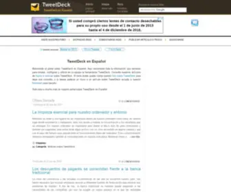 Tweetdeck.es(Tu portal sobre TweetDeck en Español) Screenshot