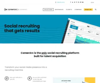 Tweetmyjobs.com(Social recruiting platform) Screenshot