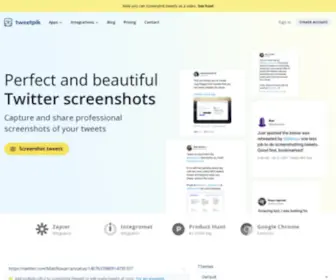 Tweetpik.com(Get more results for your business and personal brand on twitter than ever before) Screenshot