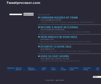 Tweetprocesor.com(乐趣平台) Screenshot