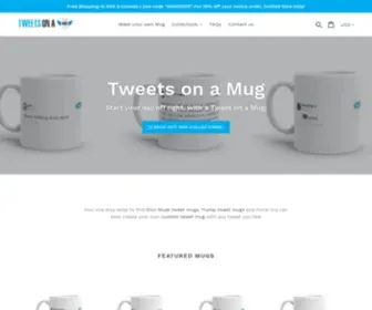 Tweetsonamug.com(Novelty mugs) Screenshot