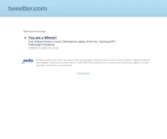 Tweetter.com(Tweetter) Screenshot