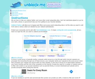 Tweetunblocker.com(Unblock Twitter) Screenshot
