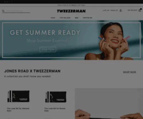 Tweezerman.co.uk(Beauty tools) Screenshot