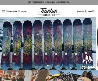 Twelveboardstore.com.au(Twelve Board Store) Screenshot