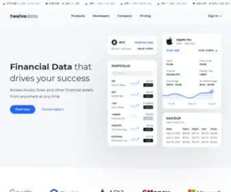 Twelvedata.com(Twelve Data) Screenshot