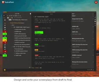 Twelvept.com(Screenplay writing is really that easy) Screenshot