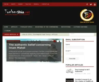 Twelvershia.net(The /.Org team's goal) Screenshot