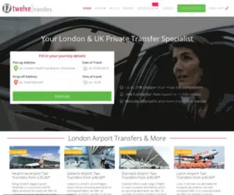 Twelvetransfers.co.uk(Twelve Transfers) Screenshot
