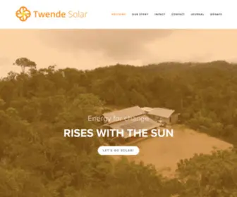 Twendesolar.org(Twende Solar) Screenshot