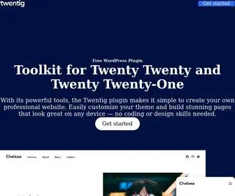 Twentig.com(Essential WordPress plugin for Twenty Twenty) Screenshot